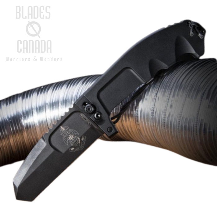 Extrema Ratio RAO Folding Knife, N690 Black, Aluminum Black Ruvido